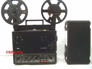 Braun Visacustic 2000 Super 8 Stereo Filmprojektor